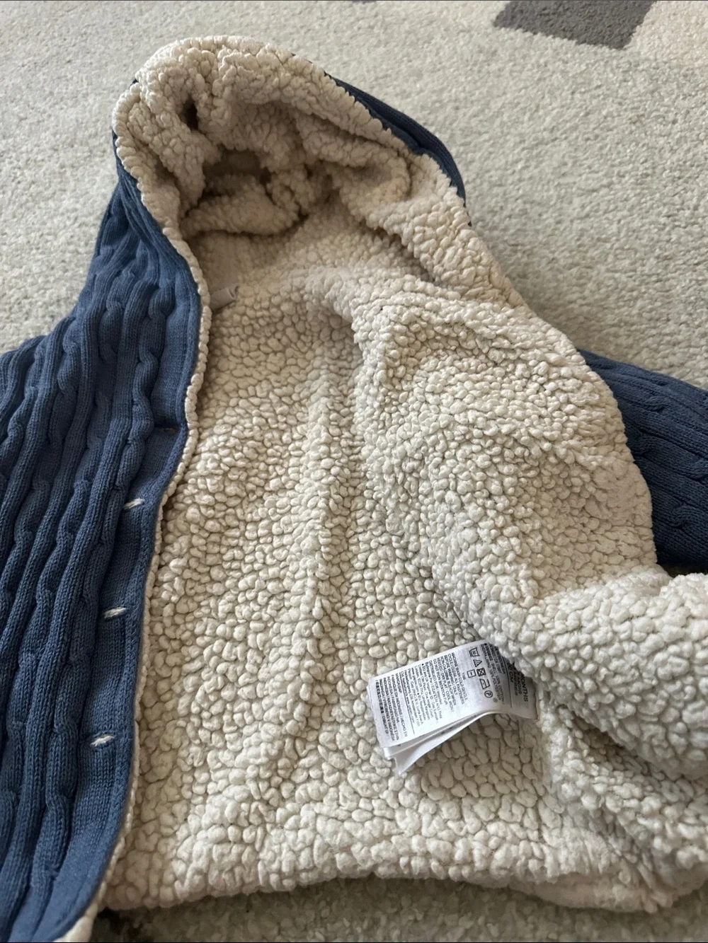 Baby boys warm sweater/jacket